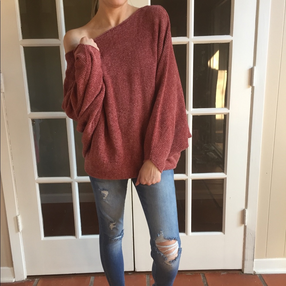 LAST ITEM▫️Ginger Chenille Dolman - Picture 4 of 8
